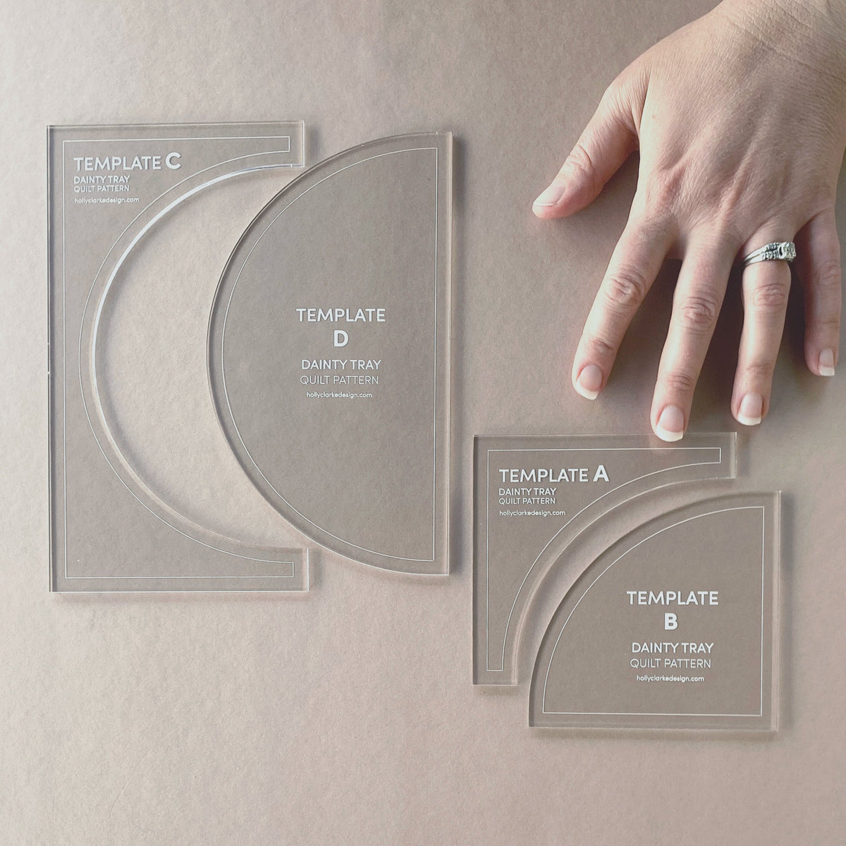 Dainty Tray Templates by Holly Clarke Design