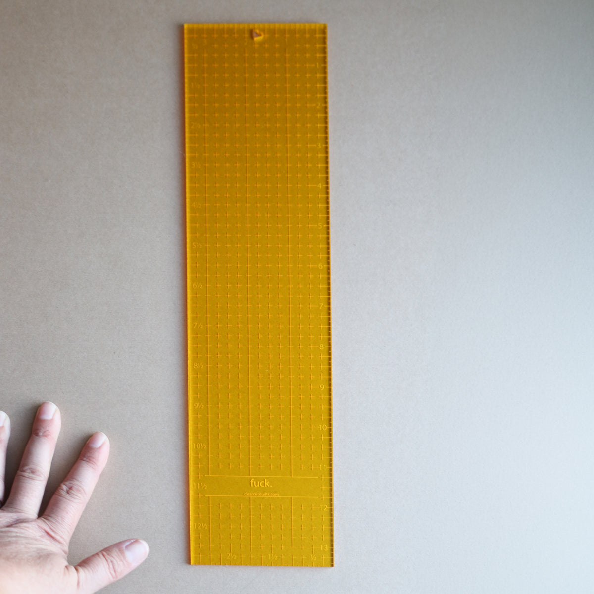 (NSFW) f**k 3 1/2" x 13 1/2" ruler