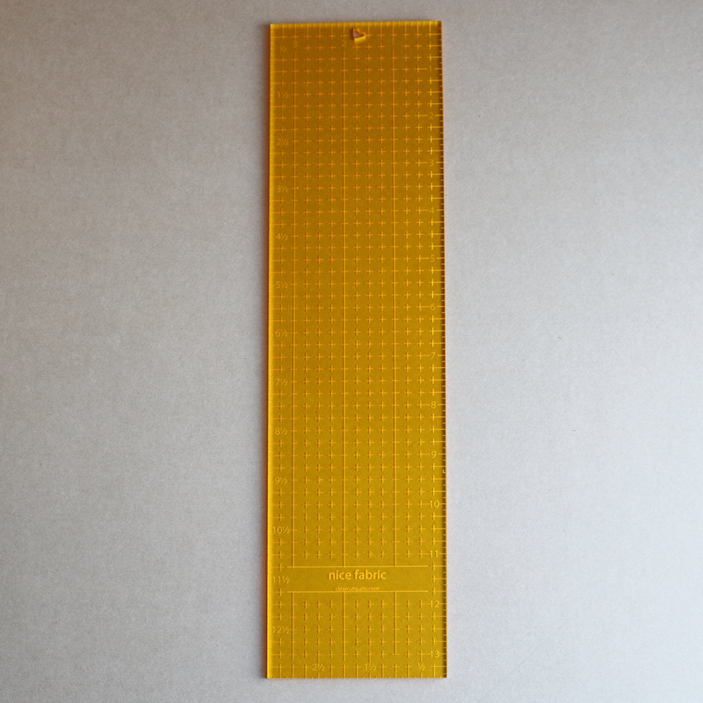 Nice Fabric 3 1/2" x 13 1/2" ruler