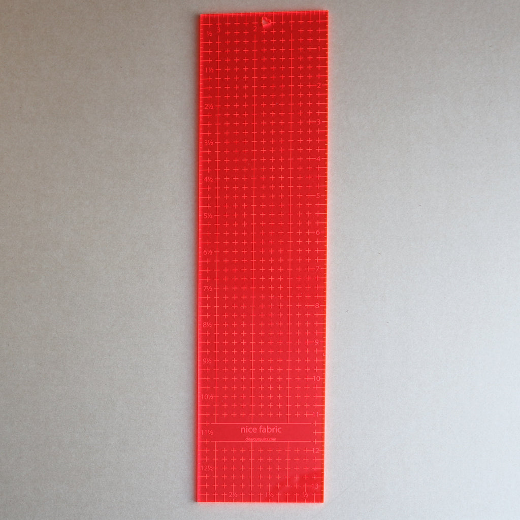 Nice Fabric 3 1/2" x 13 1/2" ruler